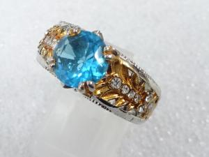 色石　指輪(13号)